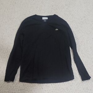 Lacoste Black Long Sleeve Top